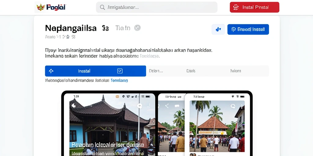 Tampilan antarmuka yang intuitif dan modern.