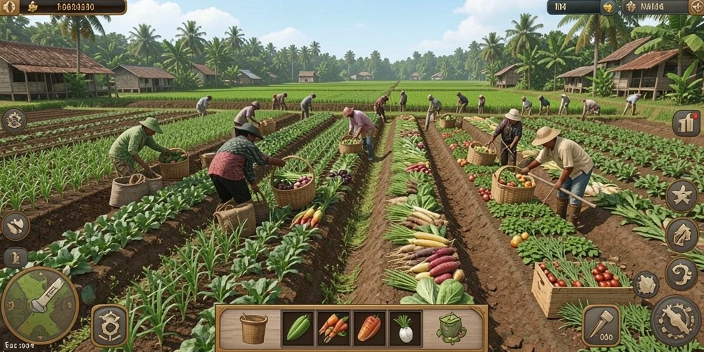Tampilan beranda permainan dengan berbagai pilihan slot.