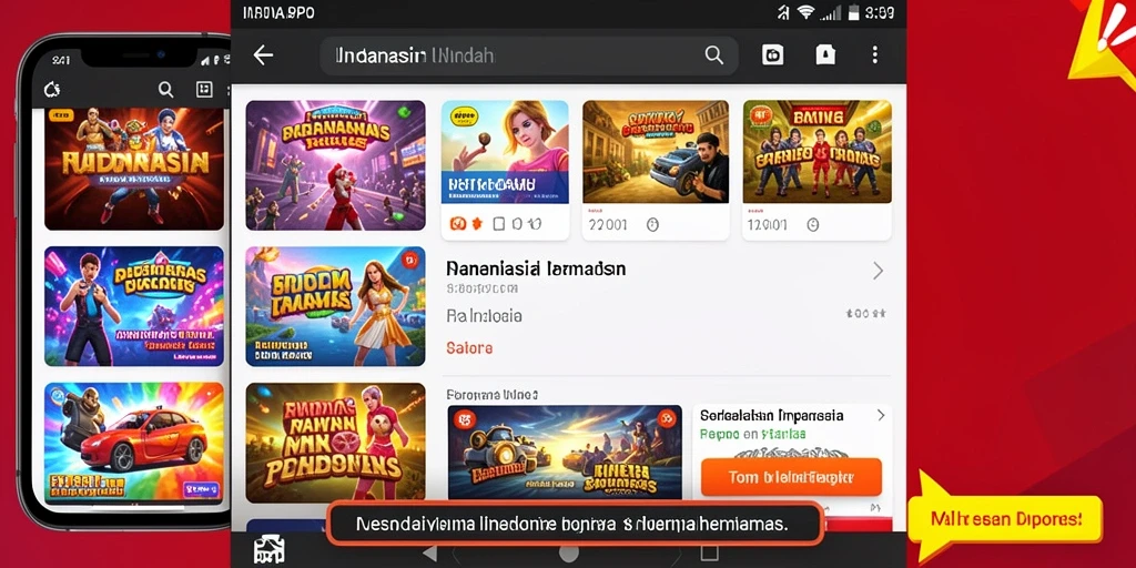 Tampilan grafis yang menawan dalam permainan slot.