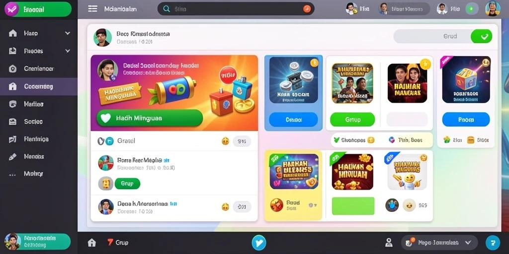 Tampilan antarmuka yang user-friendly dan menarik.