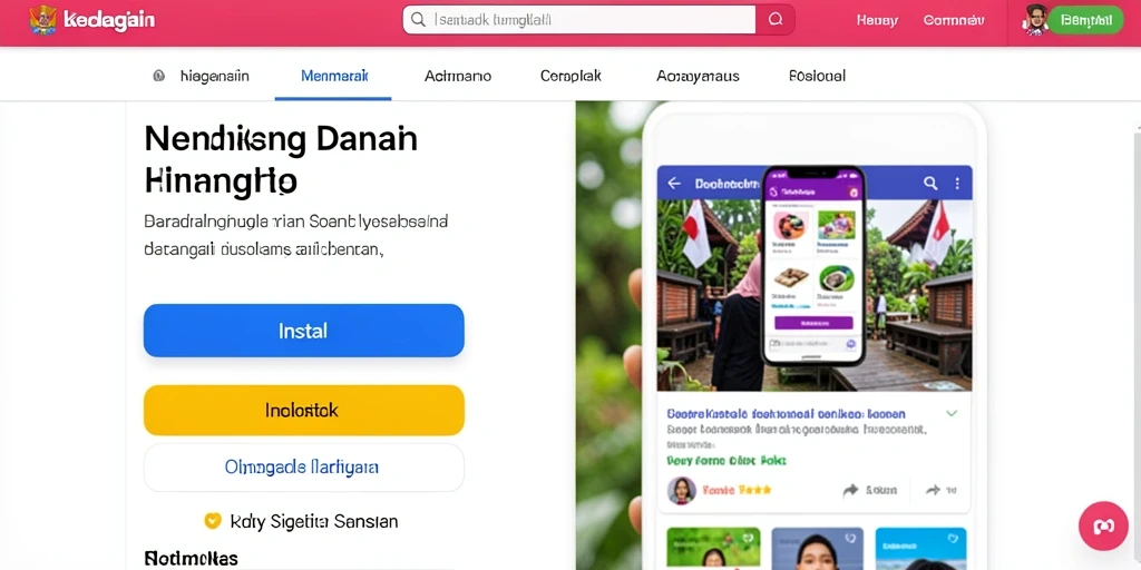 Tampilan antarmuka yang intuitif dan mudah digunakan.