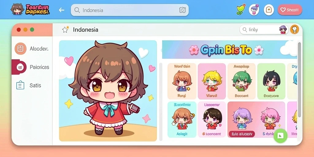 Tampilan awal yang menawan dan penuh warna.