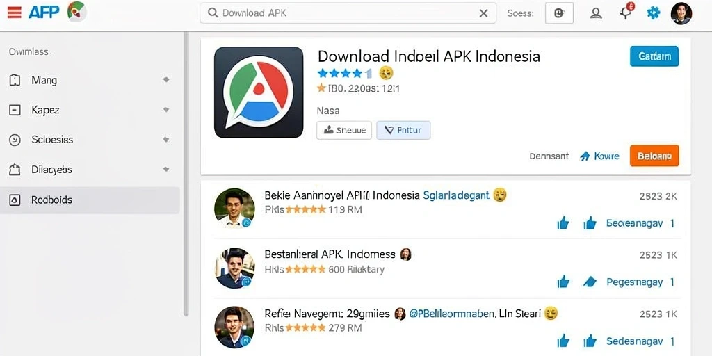 Tampilan menu makanan yang menggugah selera.