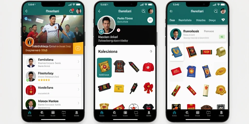 Tampilan menu utama yang menarik dan mudah dinavigasi.