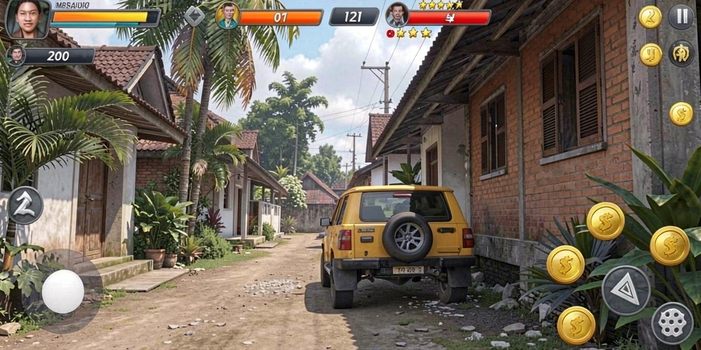 Tampilan utama game dengan grafik yang menawan.